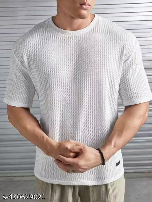 Elvesta Solid Self Design Oversized Tshirt for Men | Men Drop Shoulder Tshirts | Bagy Fit Men Tshirt (Copy) (Copy) (Copy) (Copy) hustle basket