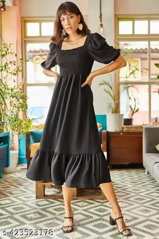 fancy gathered women dress & gown hustle basket